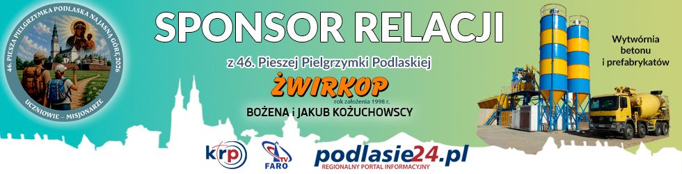 Sponsor relacji z pielgrzymki - Żwirkop